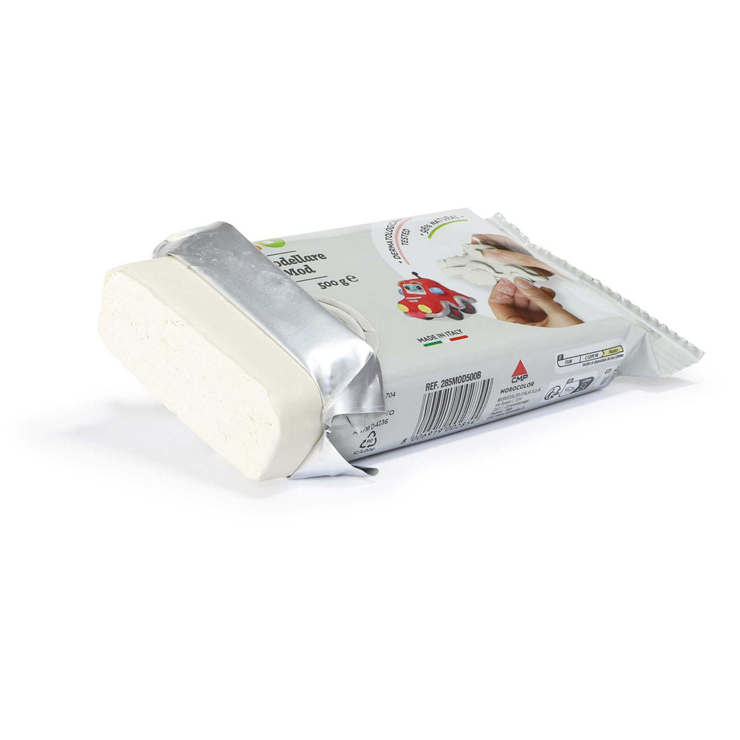 Primo Selvhærdende leire 500g – Hvit