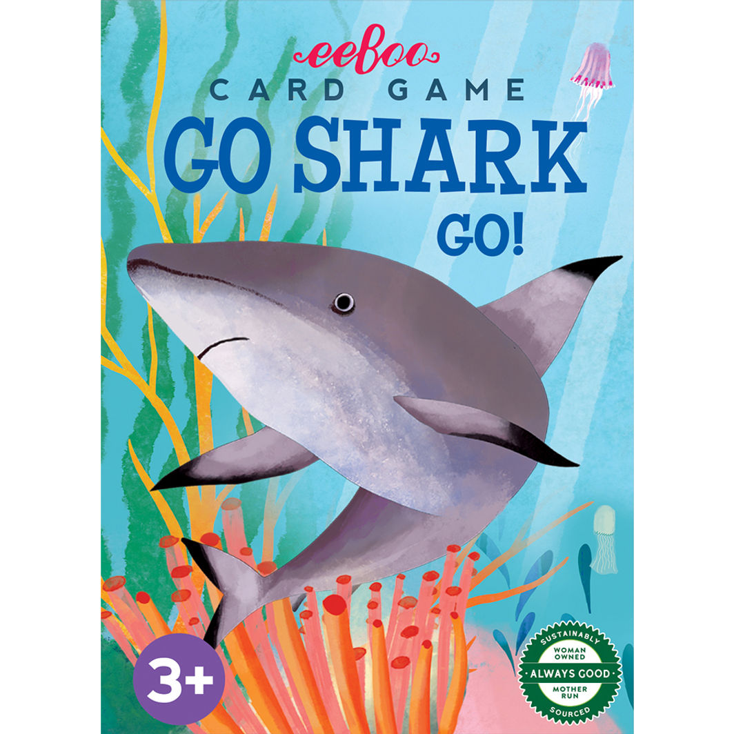 eeBoo kortspil Go Shark Go med hajer og venner i havet