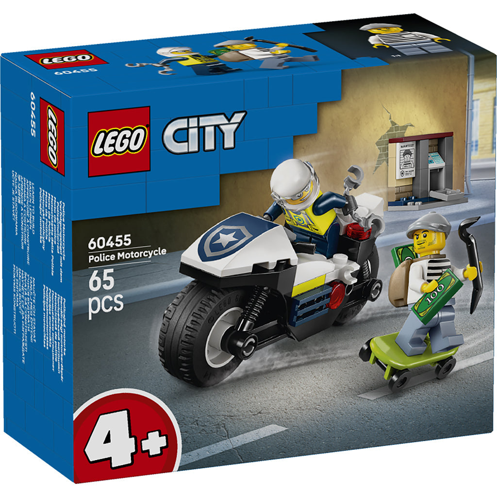 LEGO® City Police, politimotorsykkel i forbryterjakt