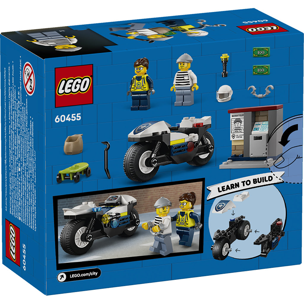 LEGO® City Police, politimotorsykkel i forbryterjakt