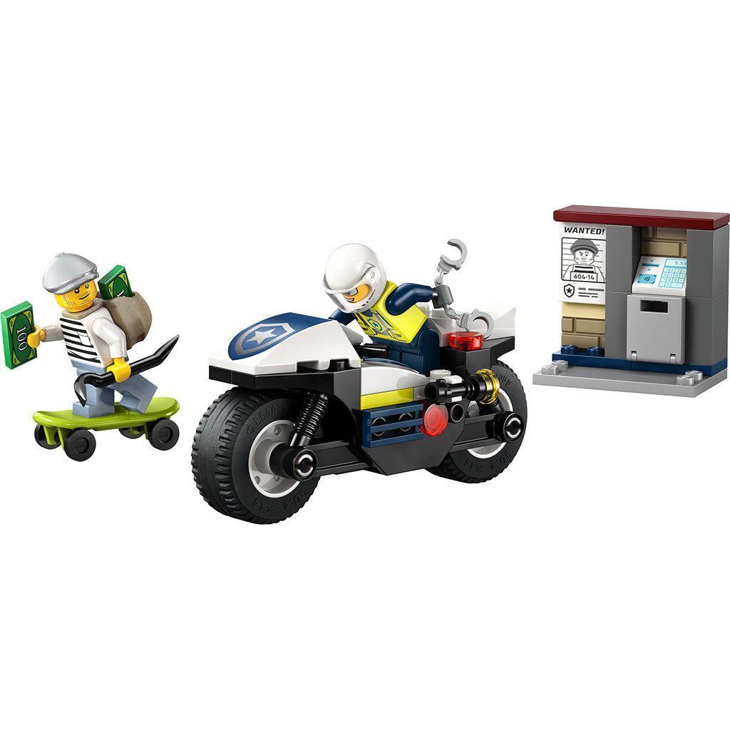 LEGO® City Police, politimotorsykkel i forbryterjakt