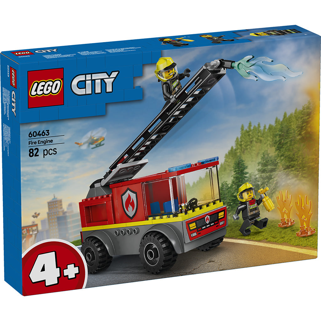 LEGO City brandbil med stige kassebillede