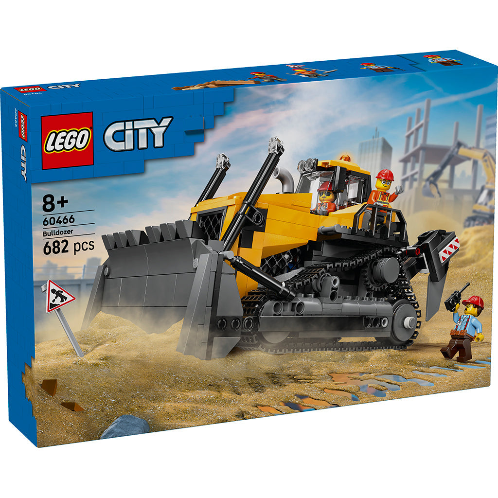LEGO City Big Vehicles, Gul bulldozer i sin æske
