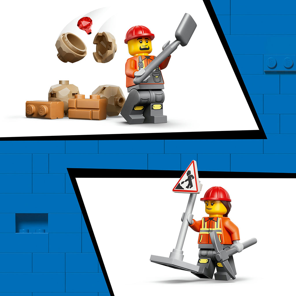 LEGO® City Gul rendegraver – Bygg-selv-leketøy 60480