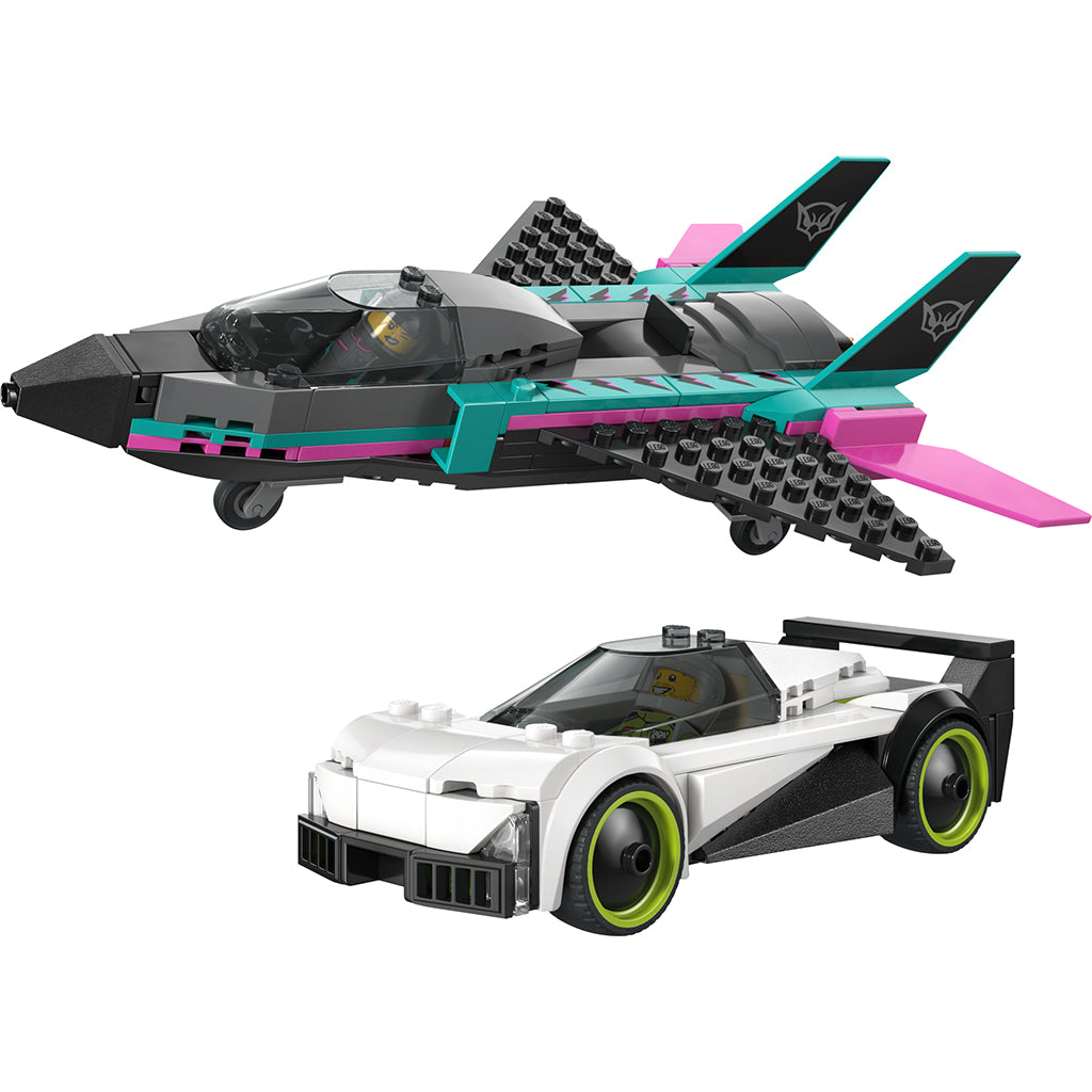 LEGO® City Jetfly mot racerbil