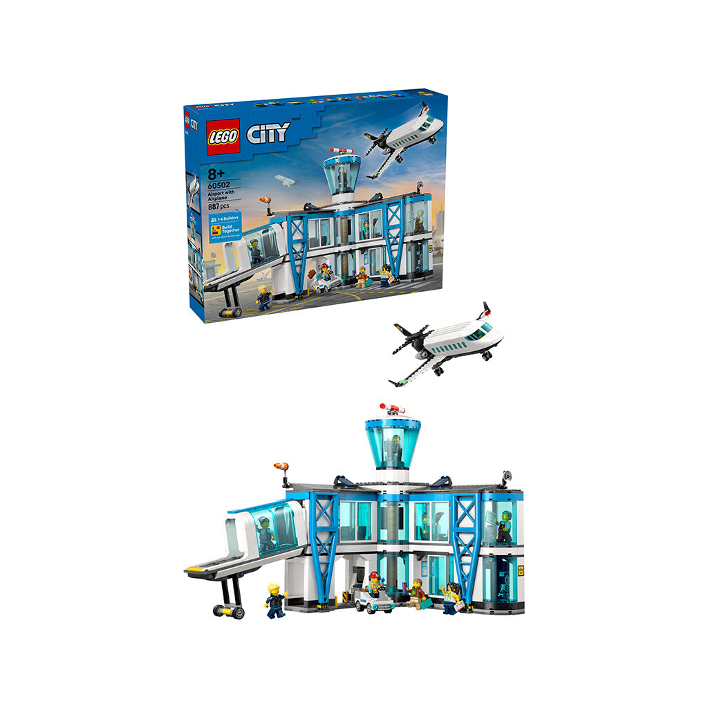 LEGO® City Flyplass med fly