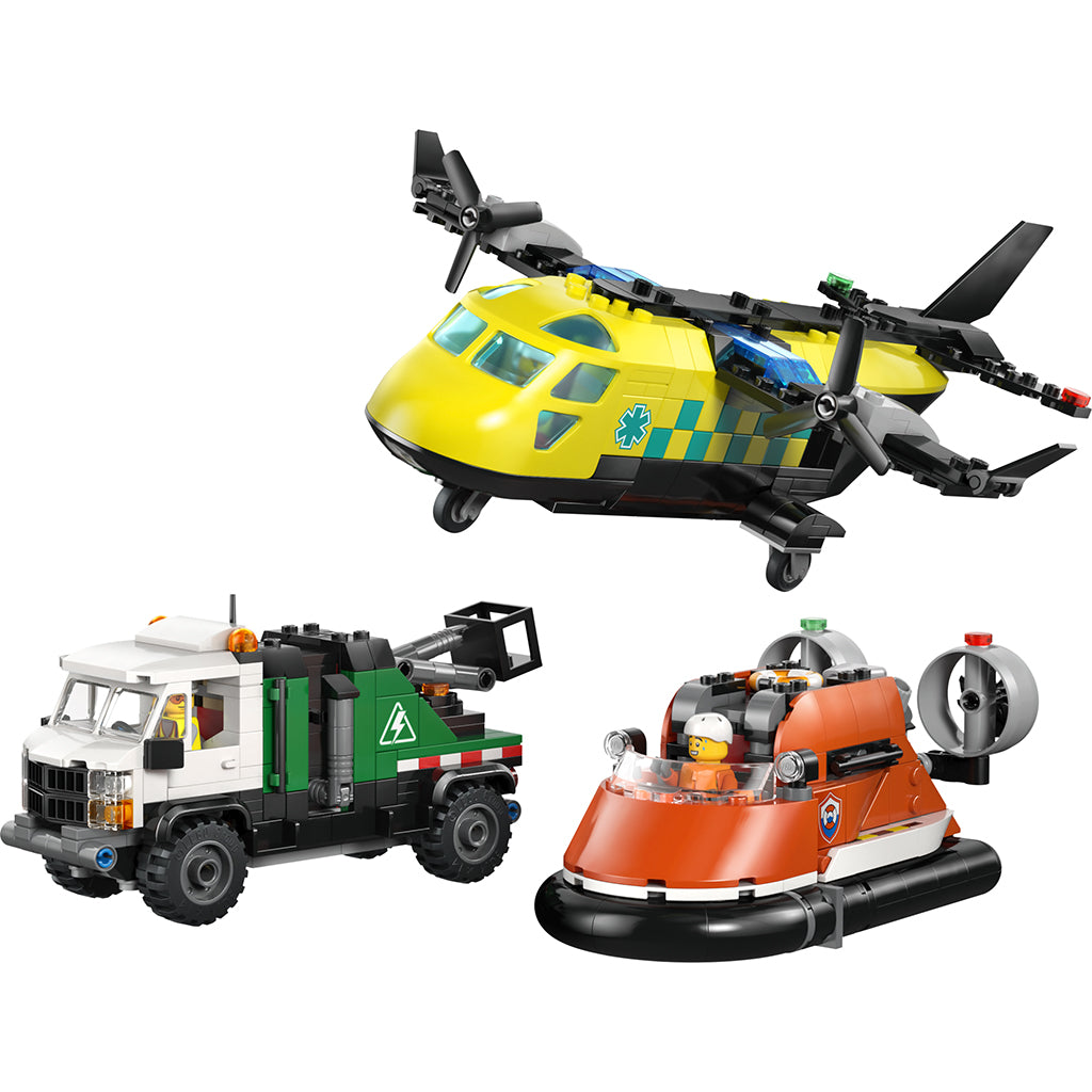 LEGO® City Remix – Fly, servicevogn og luftputebåt