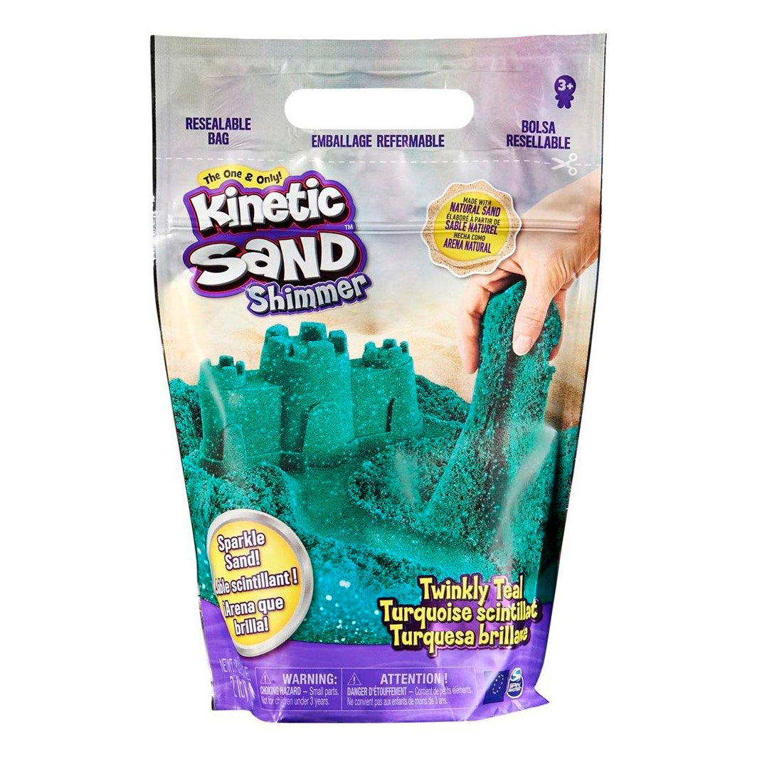 Kinetic Sand, Magisk sand, Glitter Sand Teal