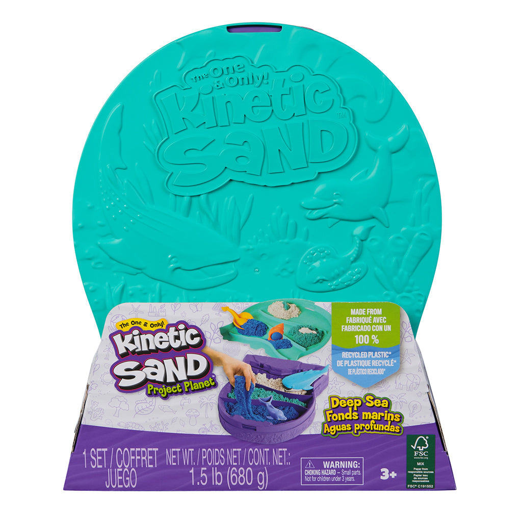 Kinetic Sand Deep Sea Dive legesæt med havtema