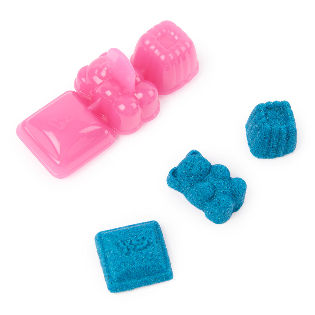 Kinetic Sand, Candy bag, 85 g og 1 form – 4 ulike farger