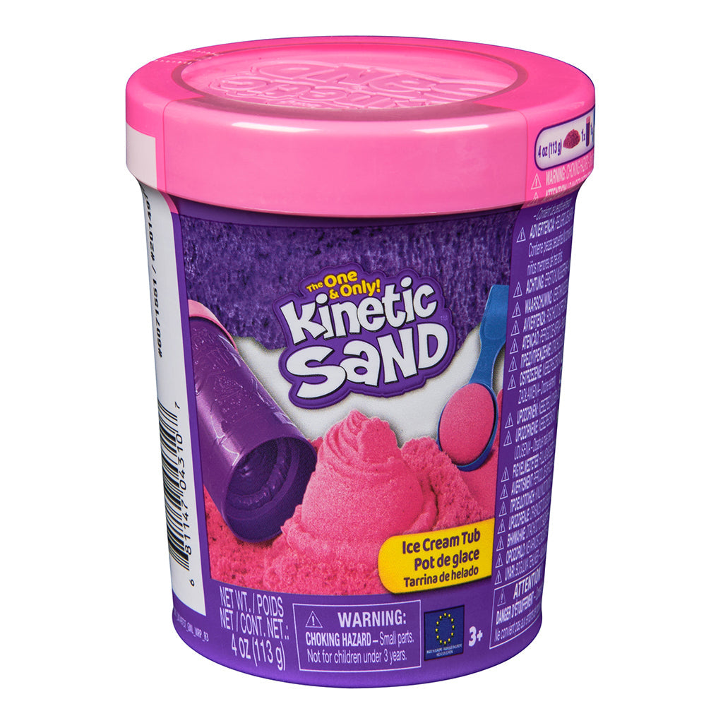 Kinetic Sand, Iskremboks, 113 g - 3 ass. farger