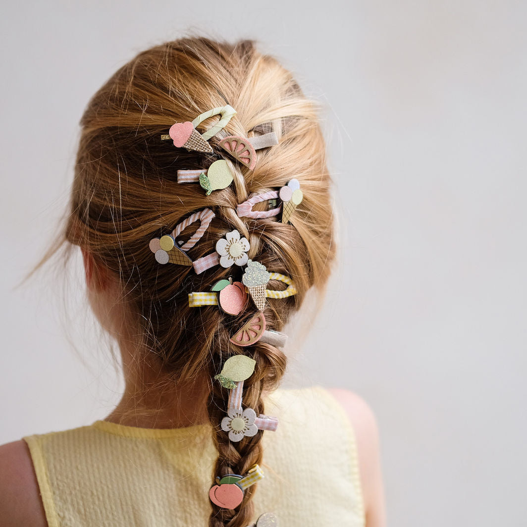 Mimi & Lula 5 hårspenner, Mini Ice Cream Peaches and Cream