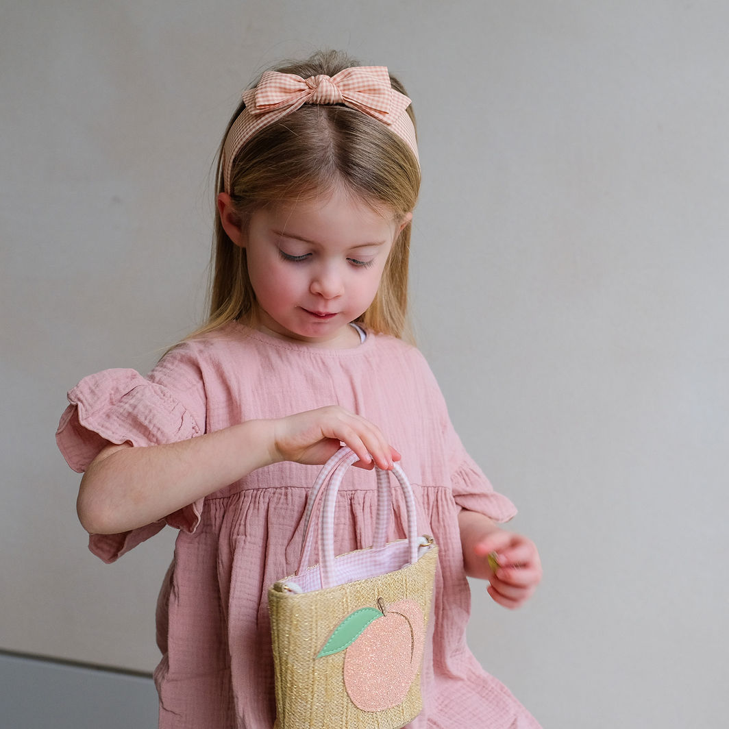 Mimi & Lula hårbøyle, Gingham Peaches and Cream