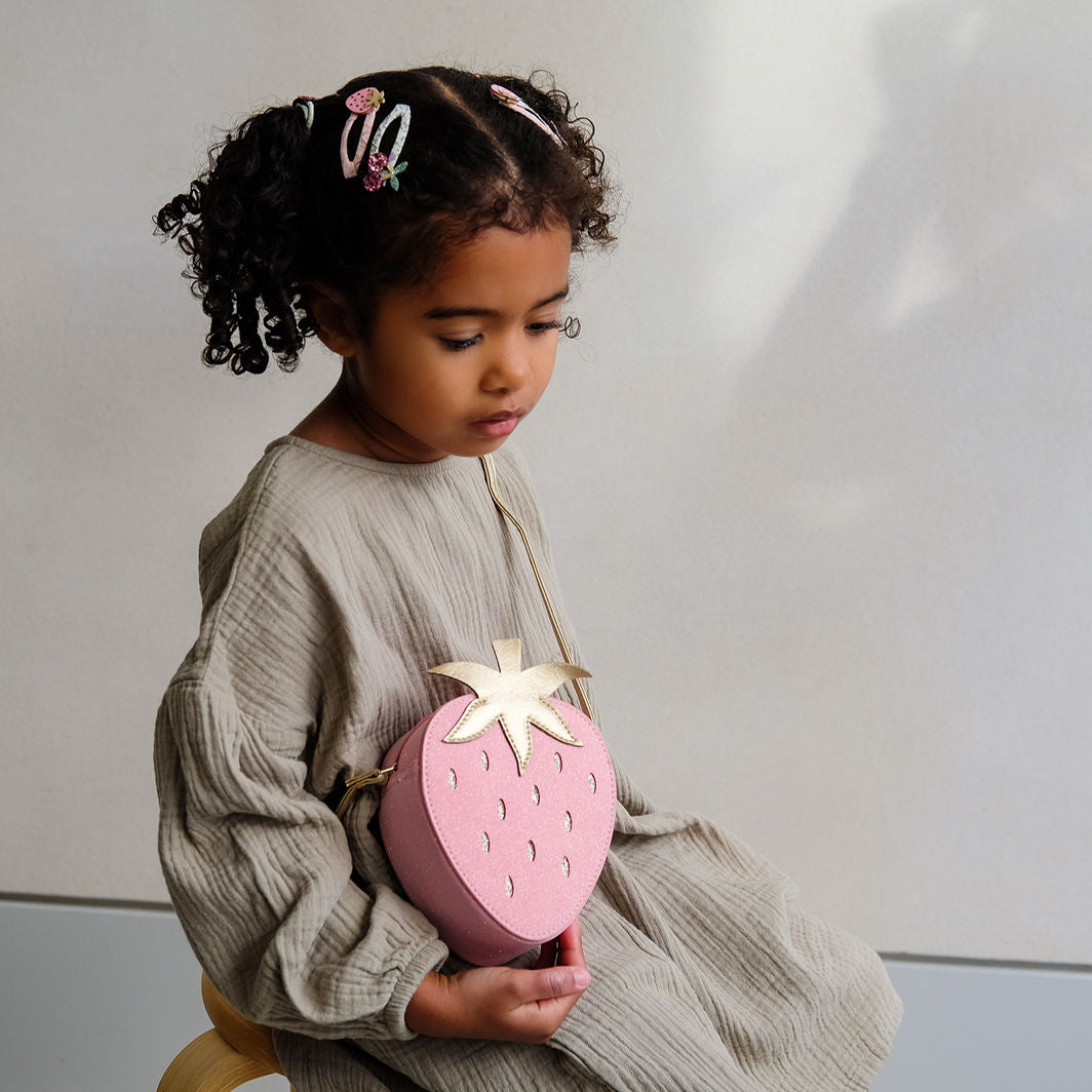 Mimi & Lula skulderveske, Mini Strawberry Spring on the Farm