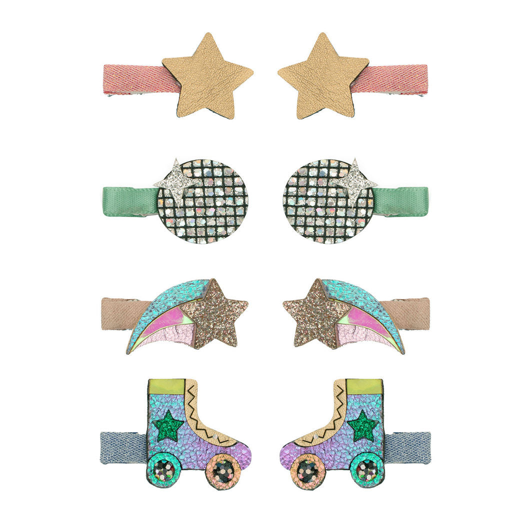 Mimi & Lula - 8 hårspenner - mini Disco Diva Dancing Queen