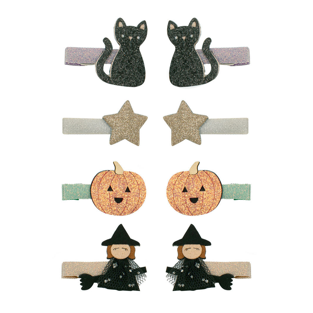 Mimi & Lula hårpynt, 8 hårclips - Mini Halloween