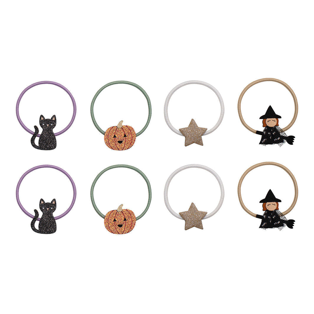 Mimi & Lula - 8 hårelastikker - Mini Halloween