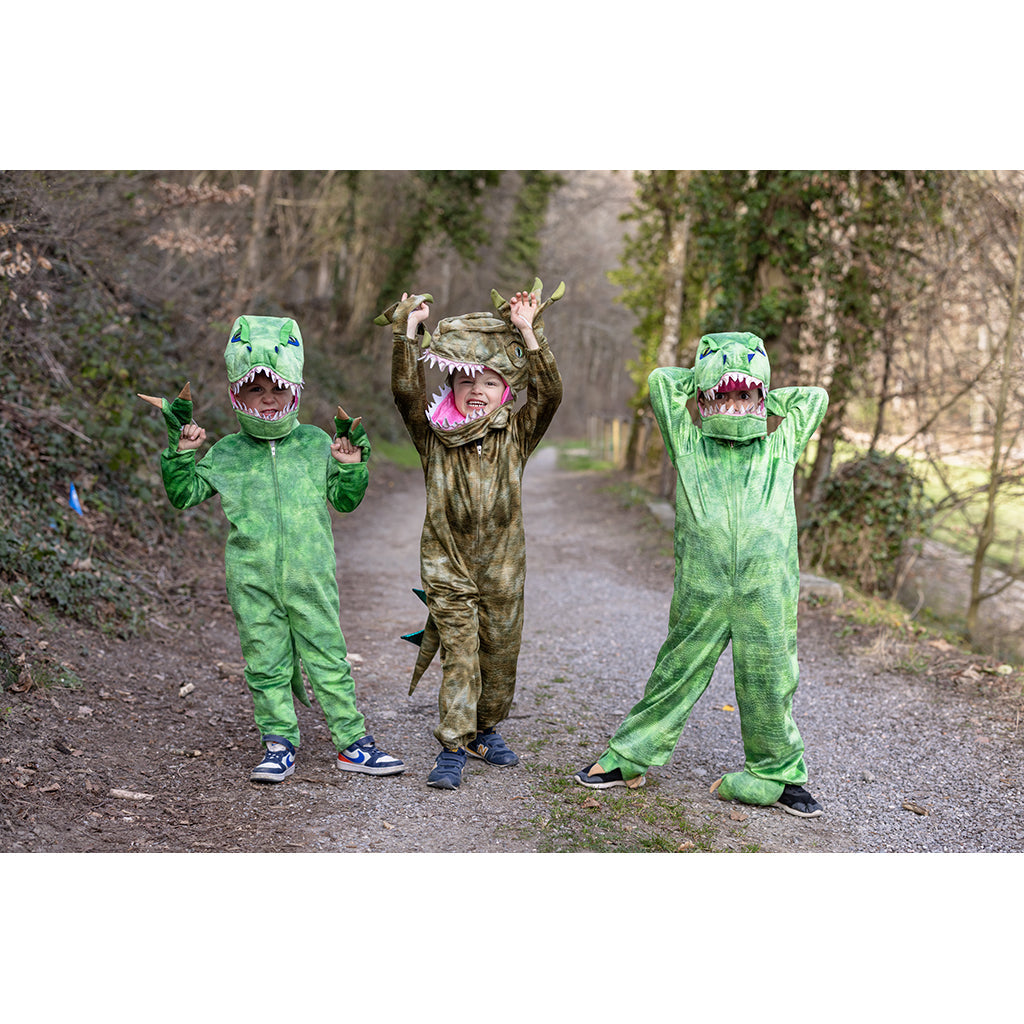 Great Pretenders dyrekostyme, T-Rex drakt – For barn fra 18–36 måneder og 4–6 år