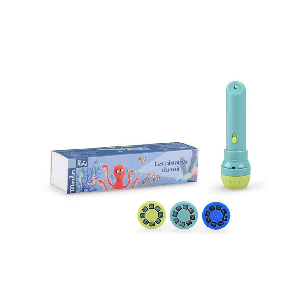 Moulin Roty skyggespill med lykt, Fortell en historie - Les Aventures de Paulie