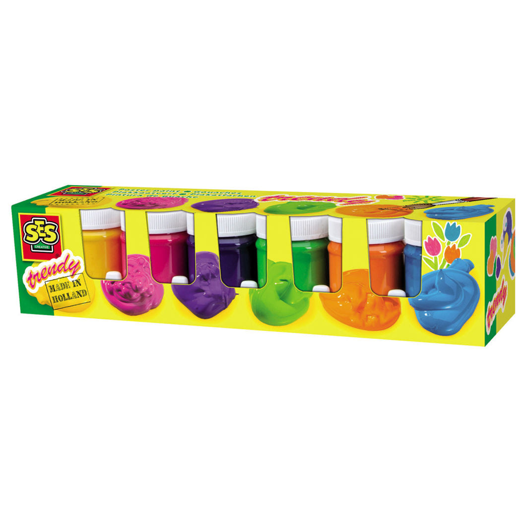 SES Creative Plakatfarger, Multi 6 x 45 ml