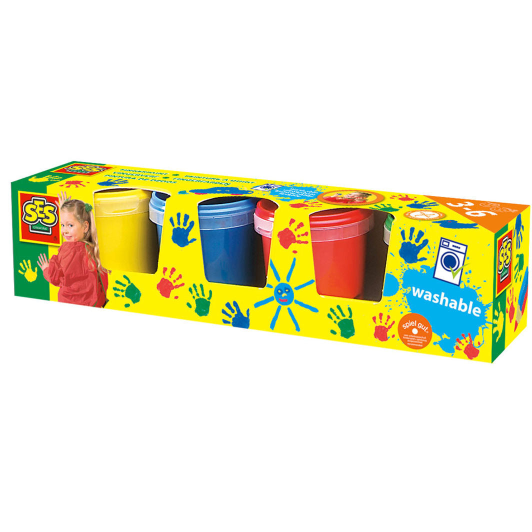 SES Creative fingermaling 4 x 145 ml