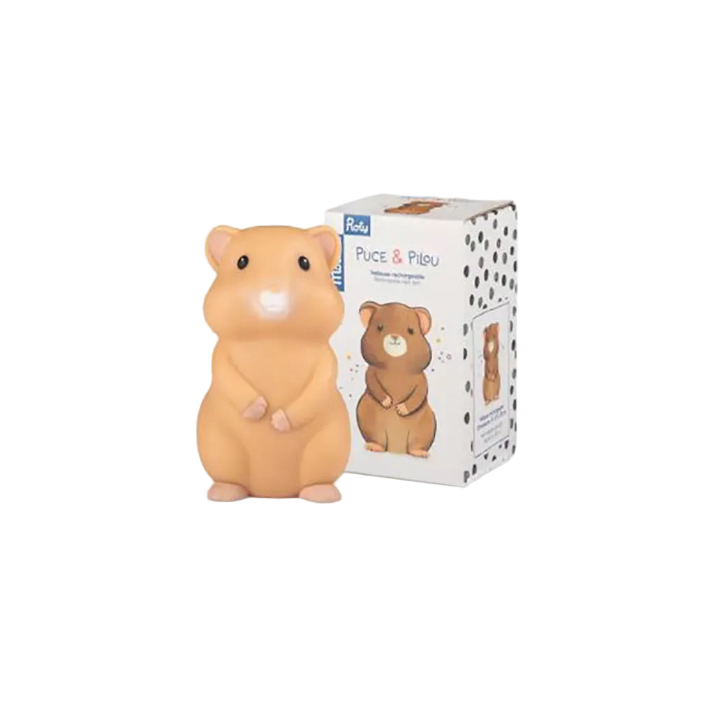 Moulin Roty vågelampe, opladelig USB - Hamster