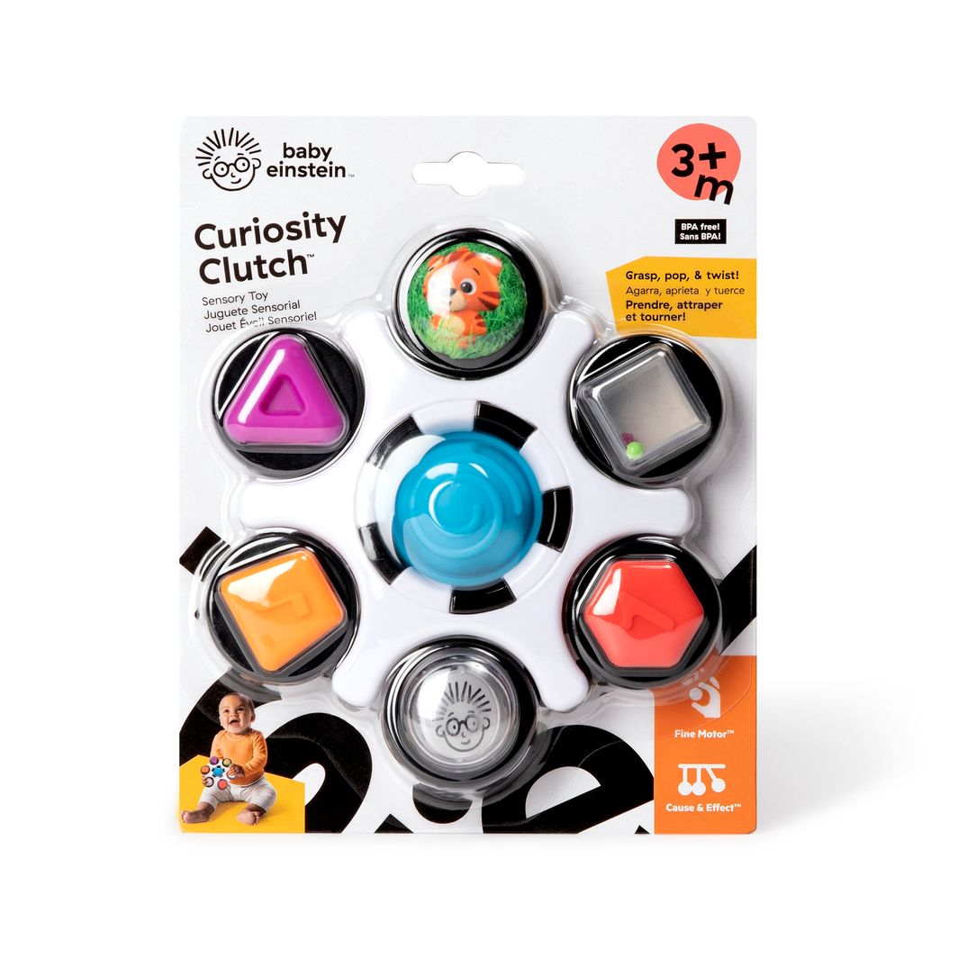 BABY Einstein Curiosity Clutch™ sensorisk leketøy