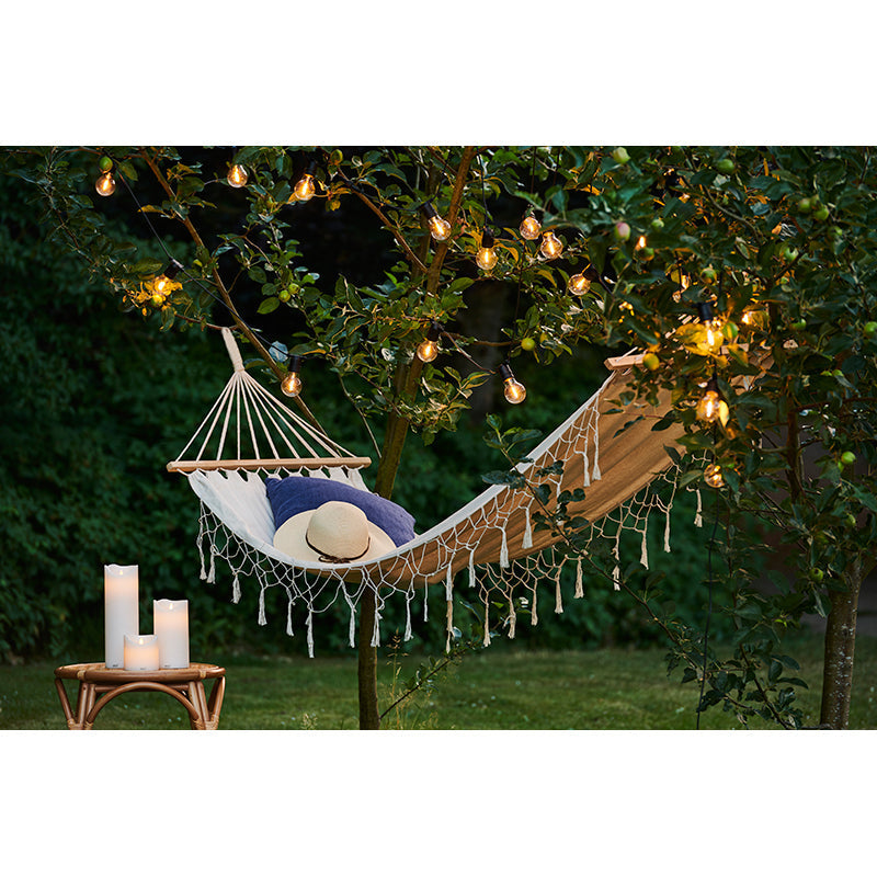 Sirius Tobias Supplementsæt, svart lysslynge med 10 klare LED-pærer (uten transformator)