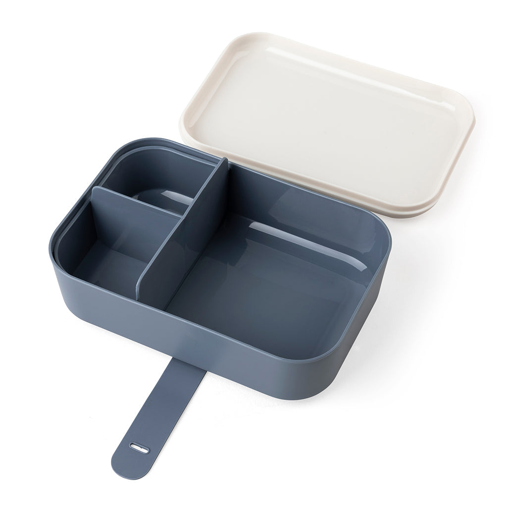 Sebra matboks m. skillerum og silikonestrop, Busy Builders