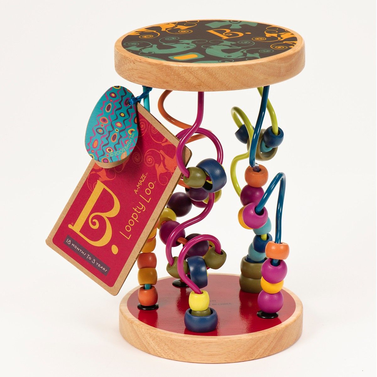 B Toys a-maze Loopty loo, perlelabyrint - Fra 18 måneder