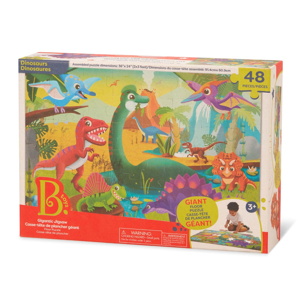 B Toys Gulvpuslespill, Dino