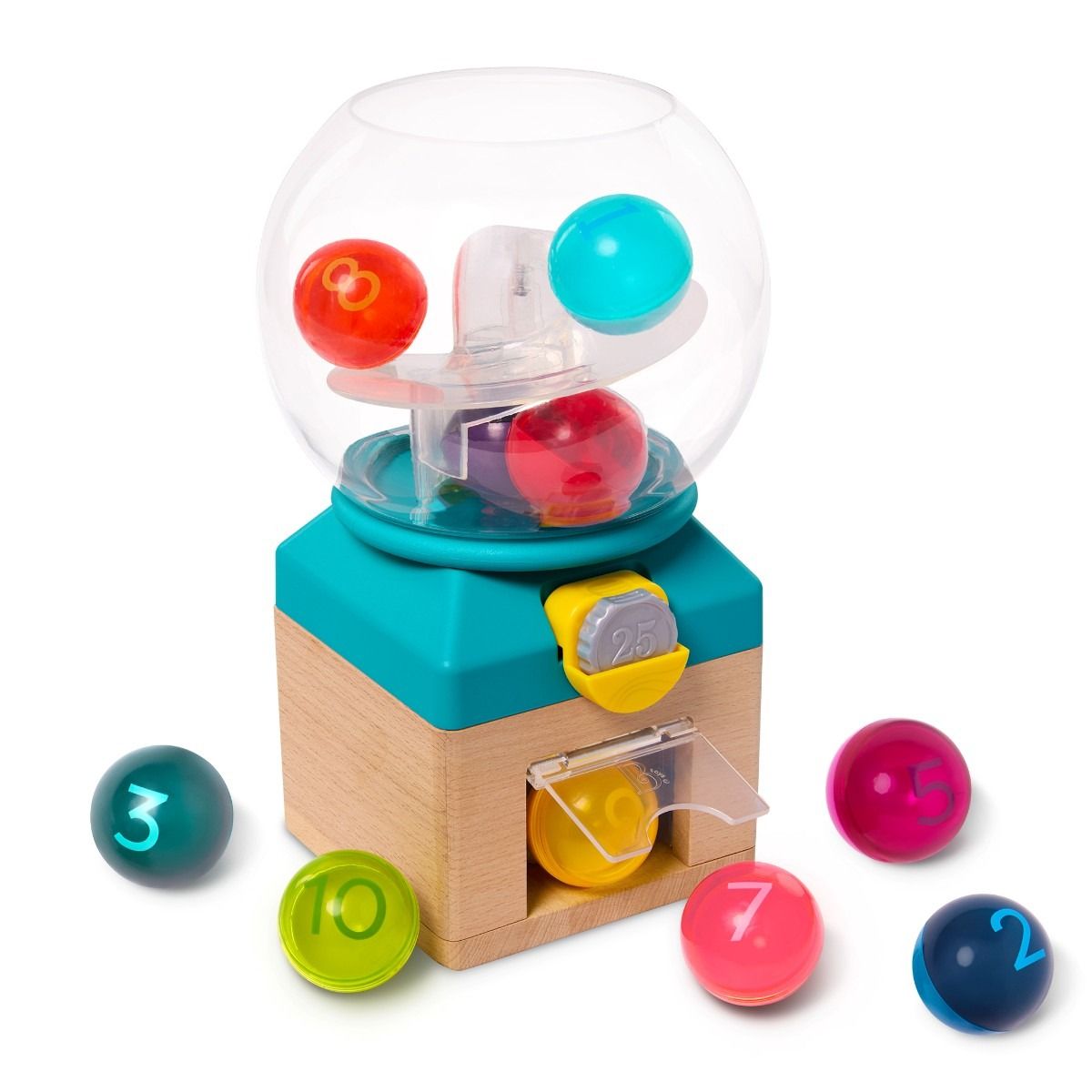 B Toys Tyggegummi maskine, Lær at tælle