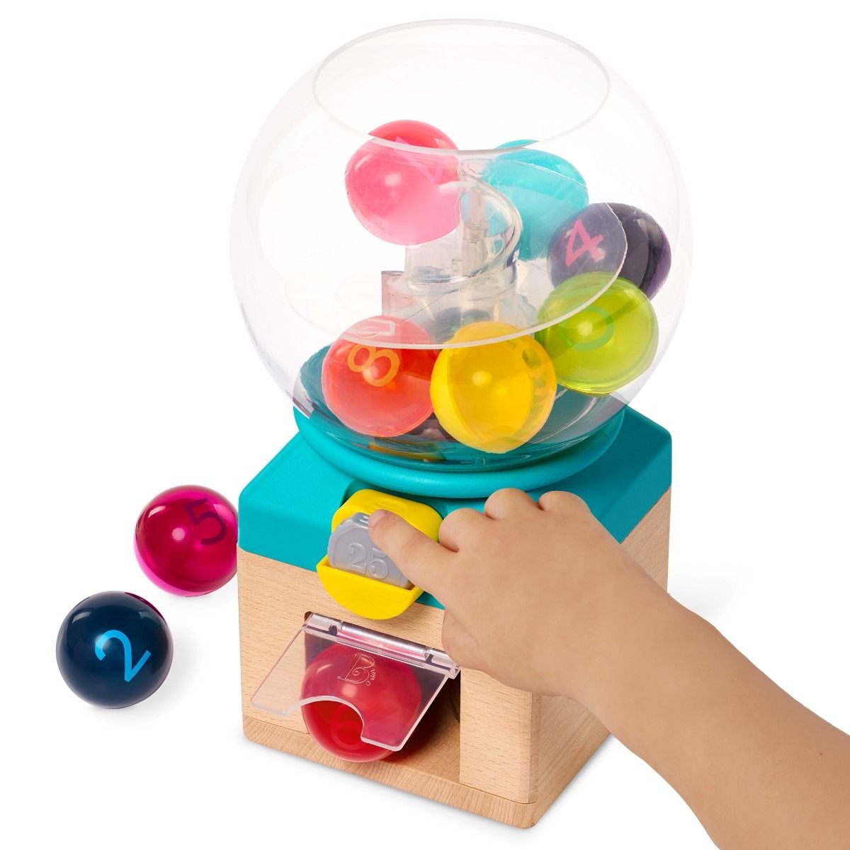 B Toys Tyggegummi maskin, Lær å telle