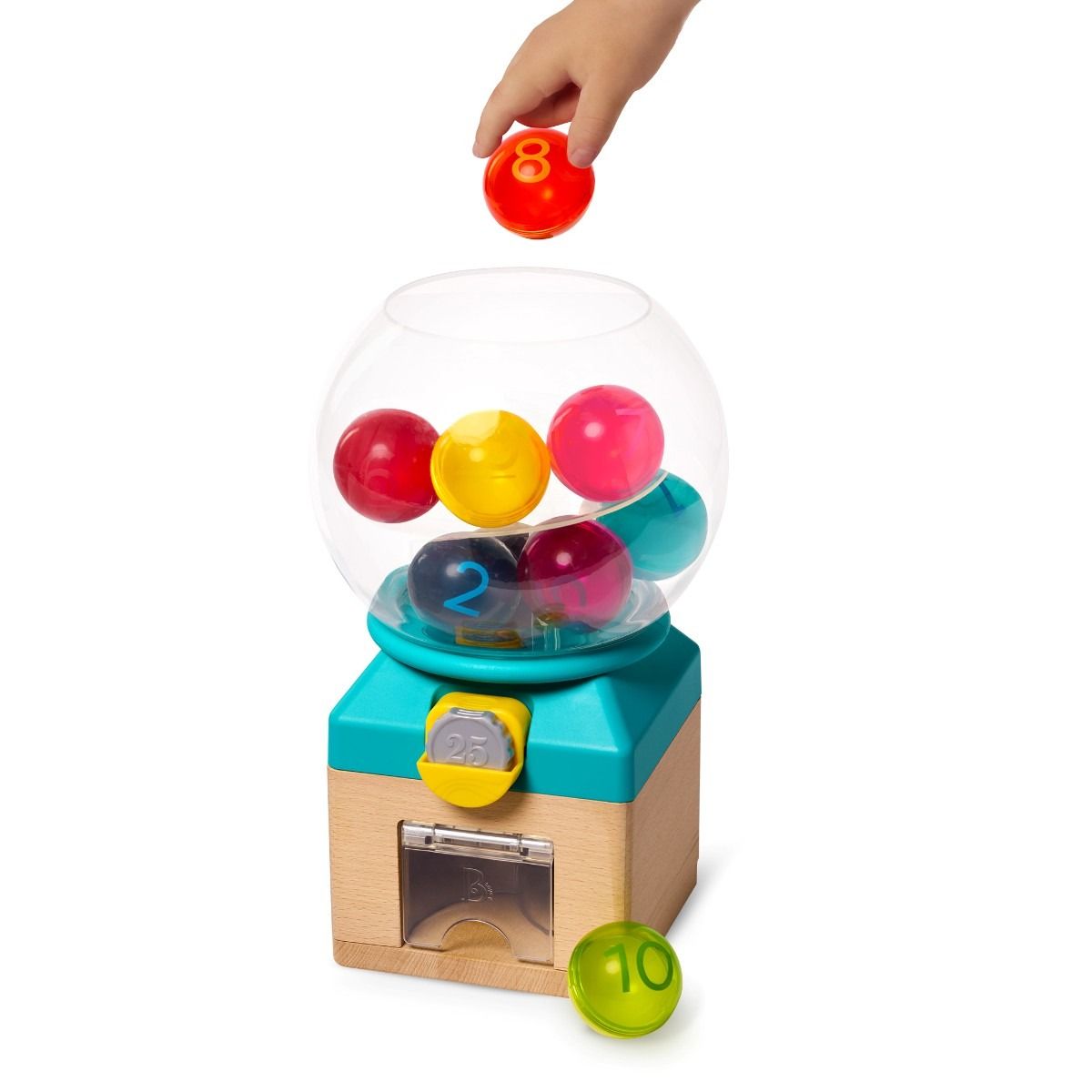 B Toys Tyggegummi maskin, Lær å telle