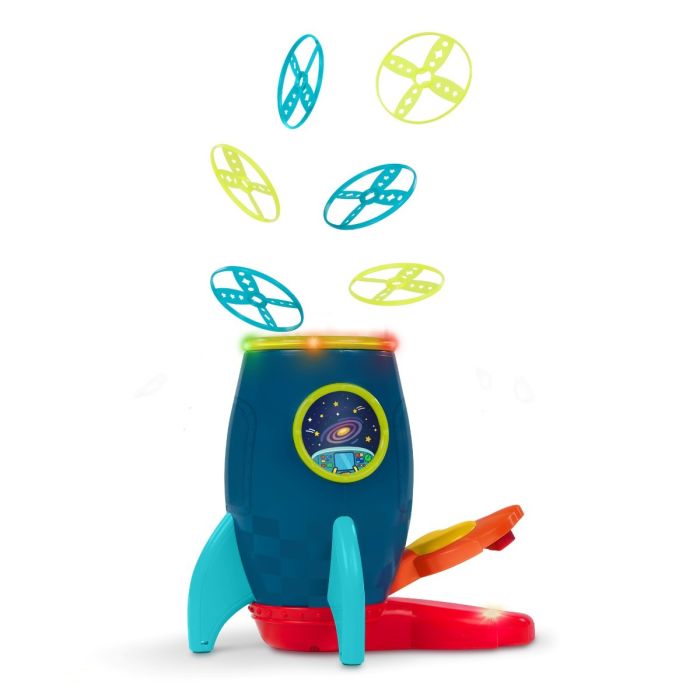 B Toys Raket med utskyting, grip-skiver med racket