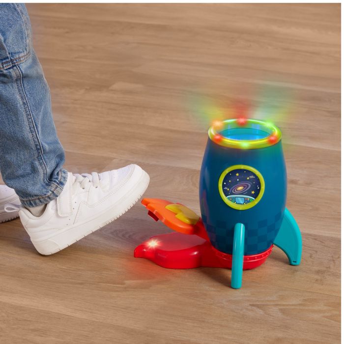 B Toys Raket med utskyting, grip-skiver med racket
