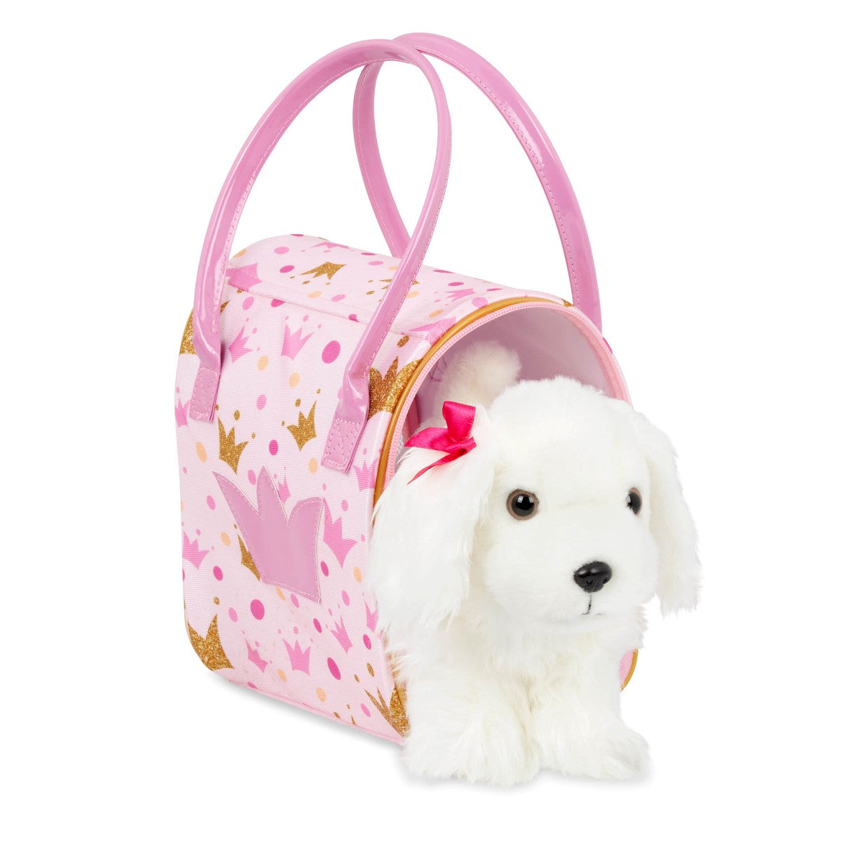 Pucci Pups hund i taske m/kroneprint 708388