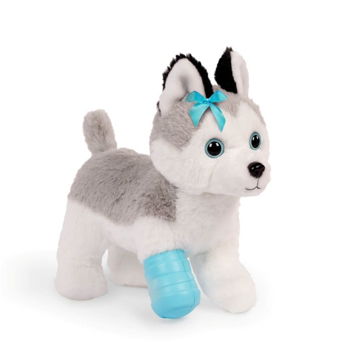 Pucci Pups Husky hos veterinæren