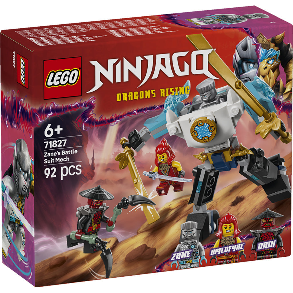 LEGO Ninjago Zanes kampdragt-mech sæt 71827 med Zane og robot