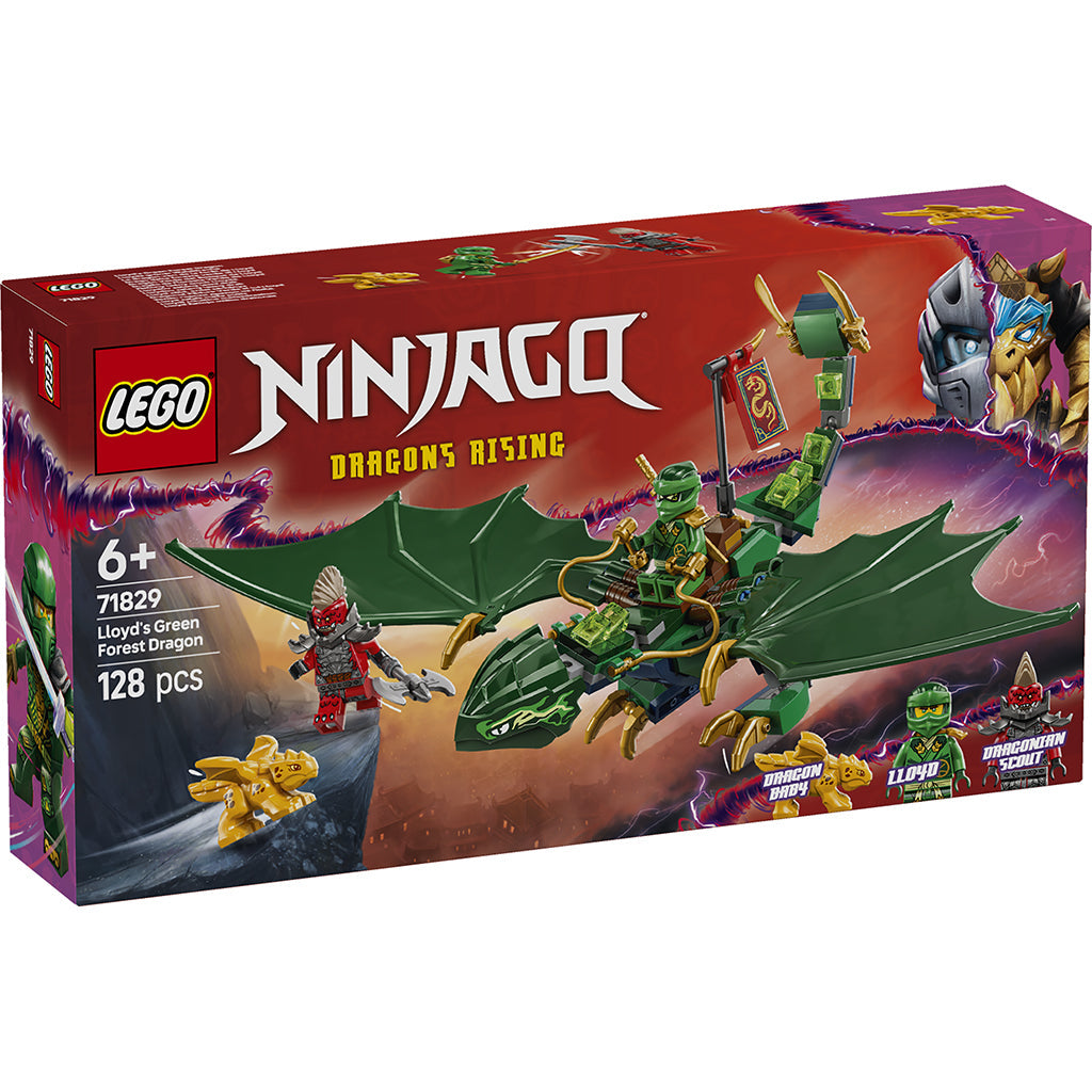 LEGO Ninjago Lloyds grønne skovdrage legetøjssæt i æske