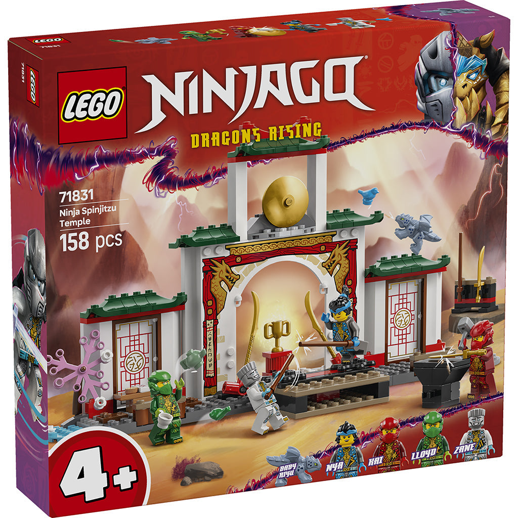 LEGO Ninjago Spinjitzu-ninjatempel æske med legetøj