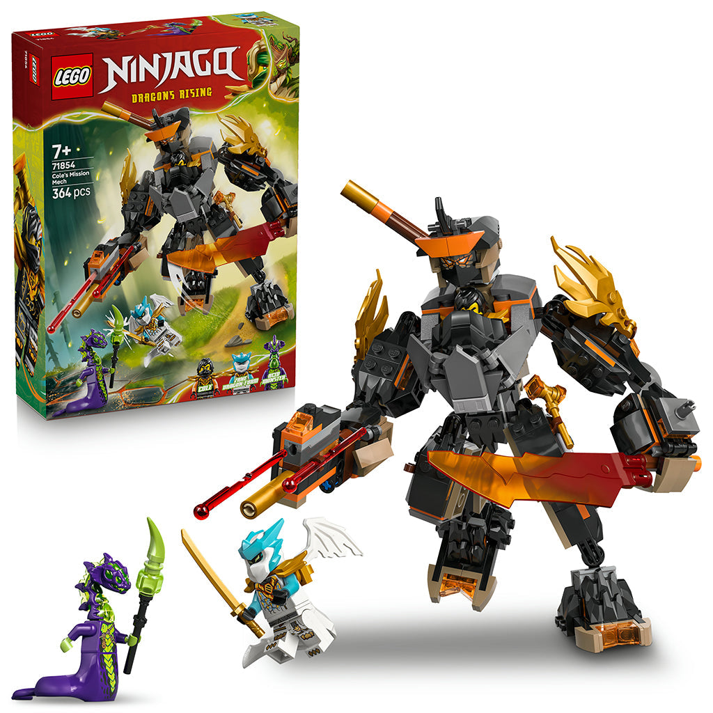 LEGO® NINJAGO® Coles oppdragsmech og drage-Zane