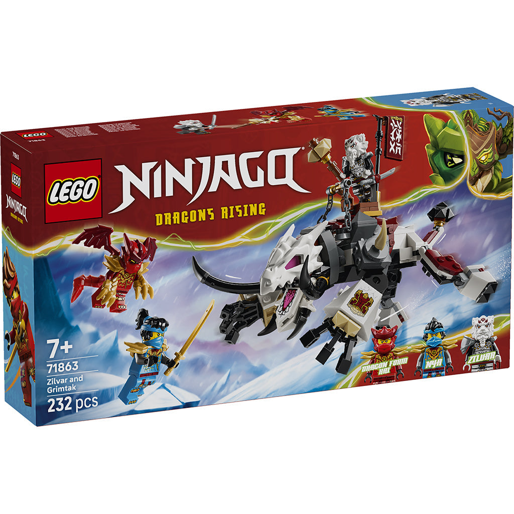 LEGO® NINJAGO® Zilvar og dragebæstet Grimtak 71863