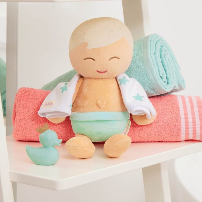 LullaBaby Badedukke, Gutt – Lyst hår