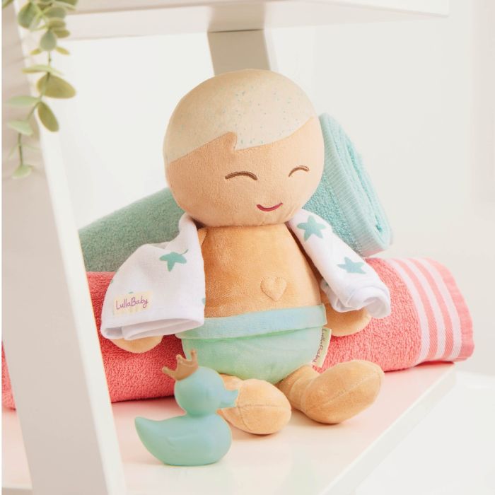 LullaBaby Badedukke, Gutt – Lyst hår
