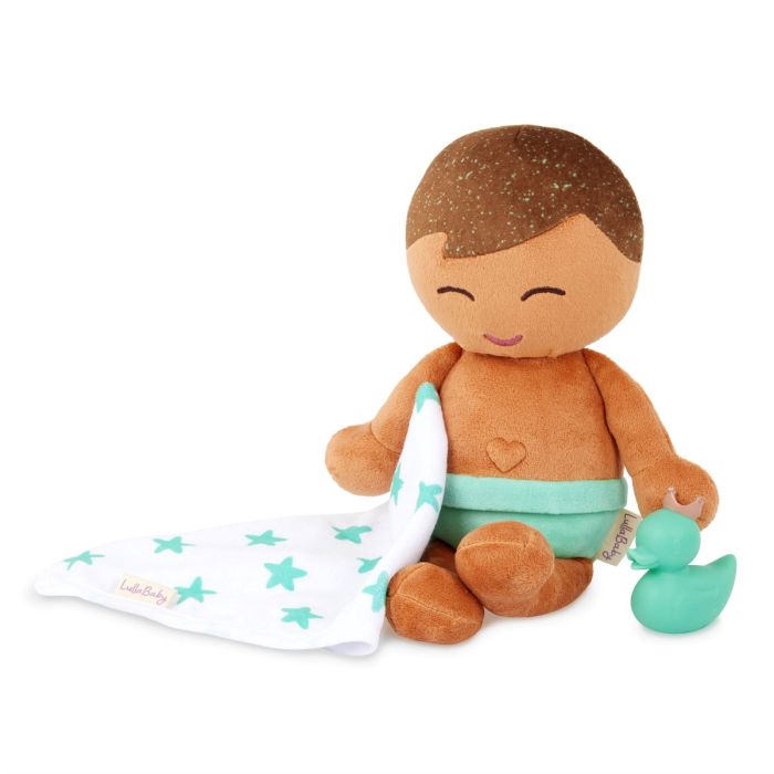 LullaBaby Badedukke, Dreng - Brunt hår