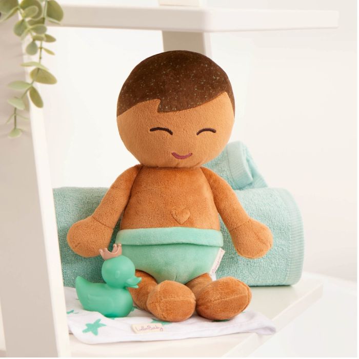 LullaBaby Badedukke, Gutt – Brunt hår