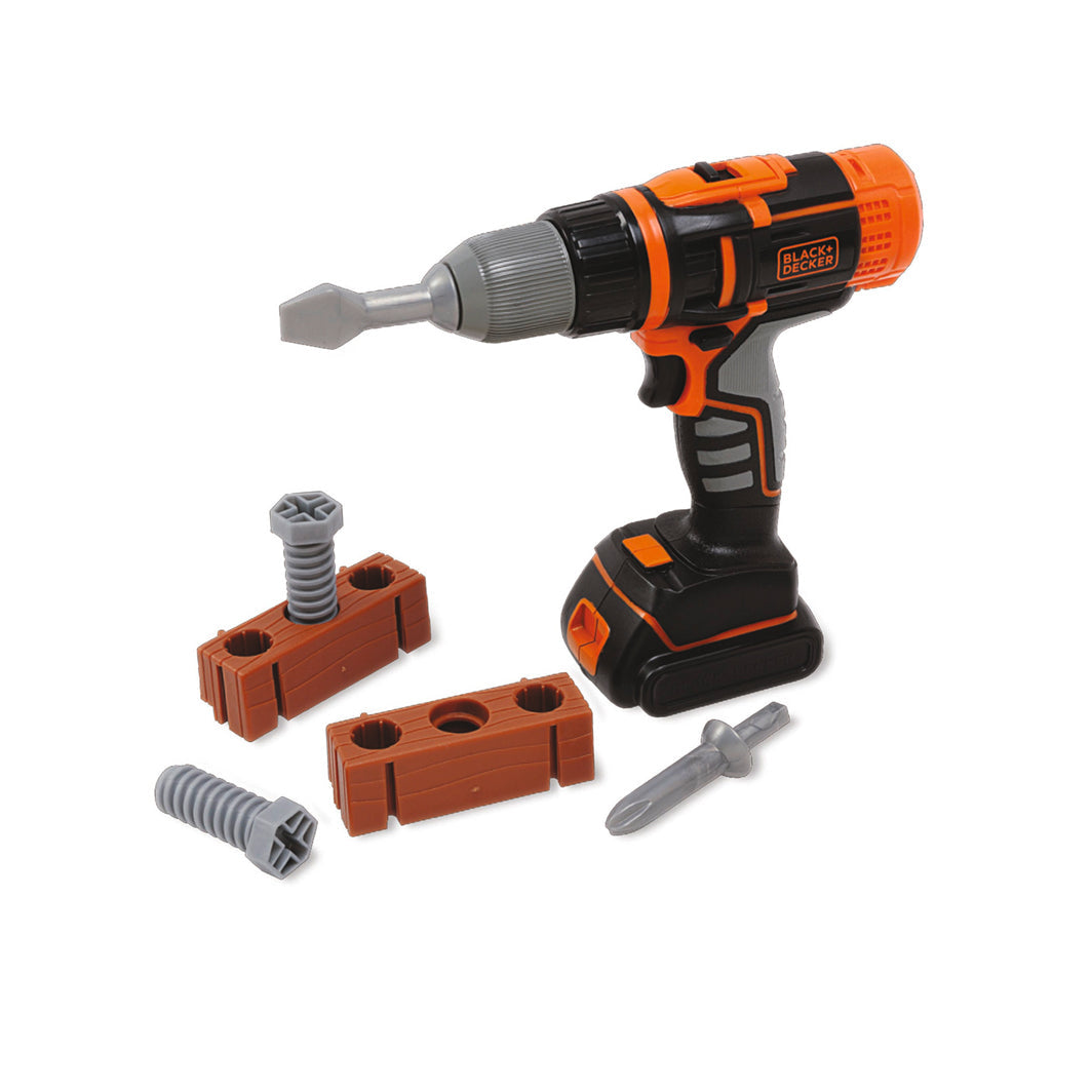 Black og Decker skruemaskine med tilbehør til børn