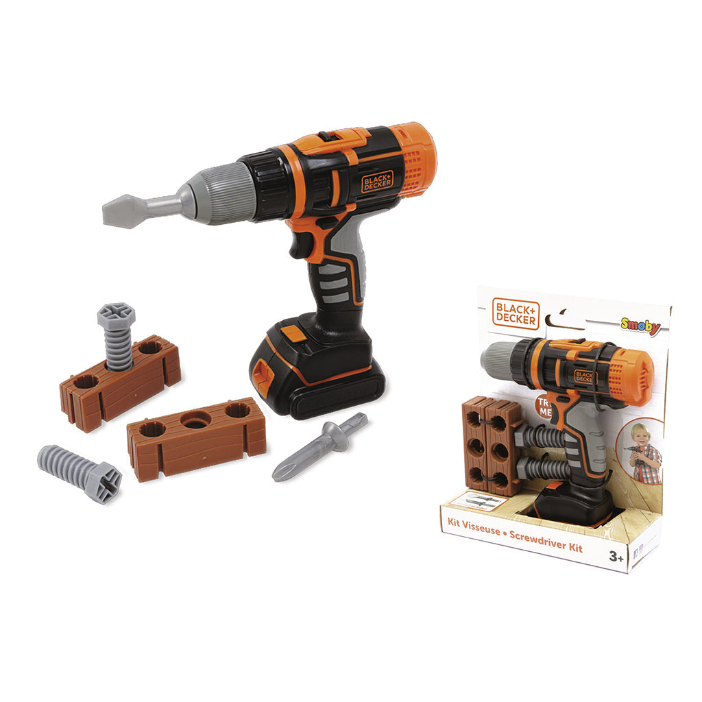 Black & Decker skrutrekker med tilbehør