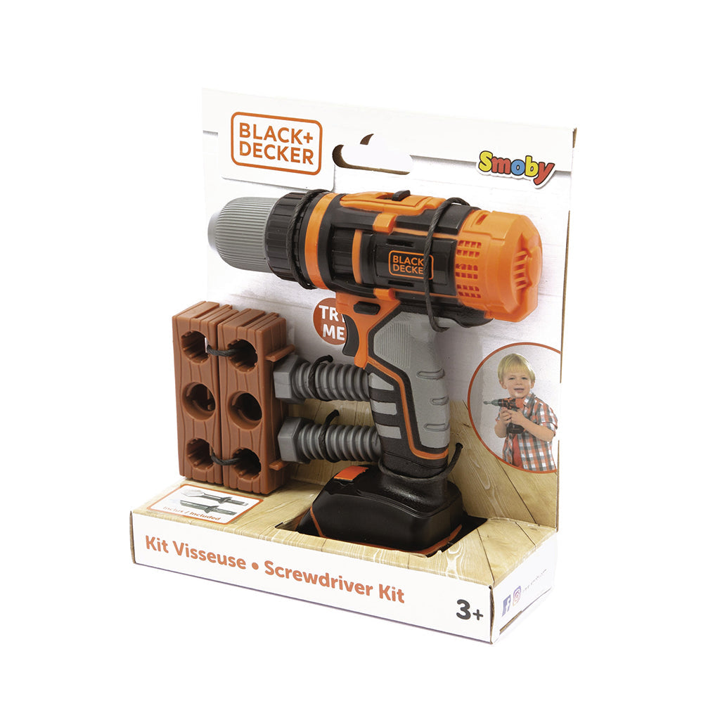 Black & Decker skrutrekker med tilbehør